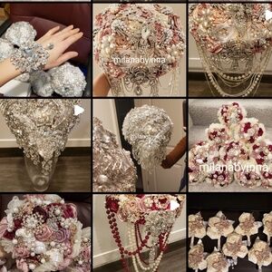 Brooch bouquet handmade by me - Milanabyinna